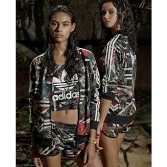 Adidas Xilofloresta Jacket Superstar Farm Tropical Jungle Sz Small - Picture 14 of 16